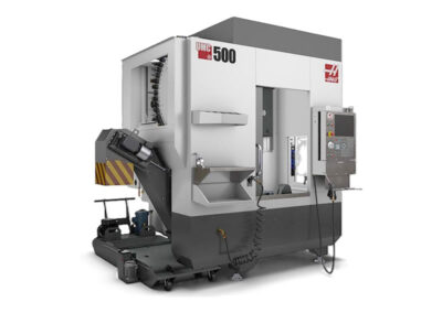 Alt text: HAAS UMC-500 5-axis CNC machining center at Essex Bay Engineering